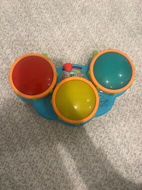 Bright Starts Safari Beats Musical Drum Toy | infant sensory toy